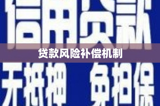 曲麻莱贷款风险补偿机制