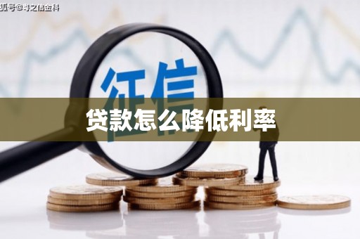 曲麻莱贷款怎么降低利率