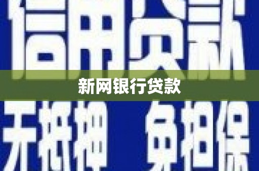曲麻莱新网银行贷款