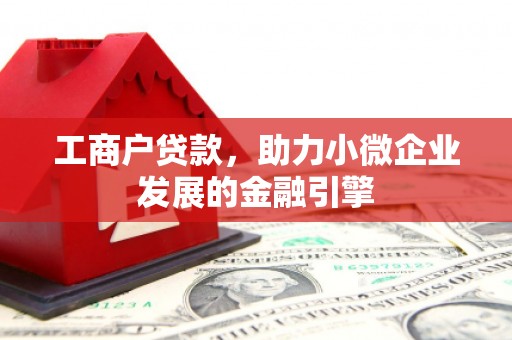 曲麻莱工商户贷款，助力小微企业发展的金融引擎