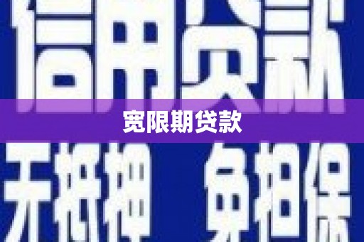 曲麻莱宽限期贷款
