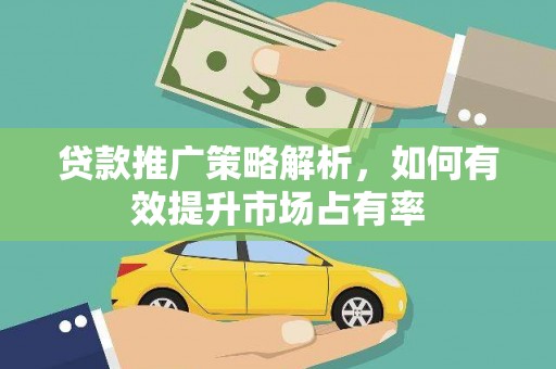 曲麻莱贷款推广策略解析，如何有效提升市场占有率