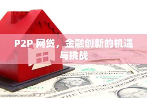 曲麻莱P2P 网贷，金融创新的机遇与挑战