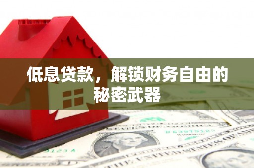曲麻莱低息贷款，解锁财务自由的秘密武器