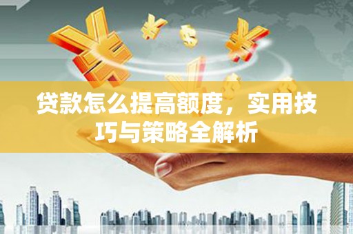 曲麻莱贷款怎么提高额度，实用技巧与策略全解析