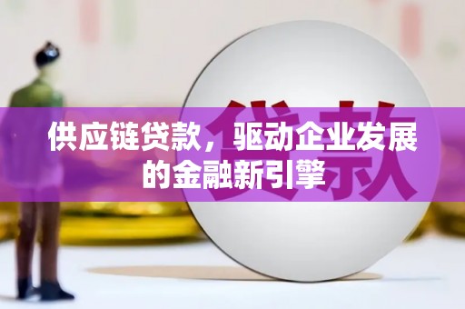 曲麻莱供应链贷款，驱动企业发展的金融新引擎