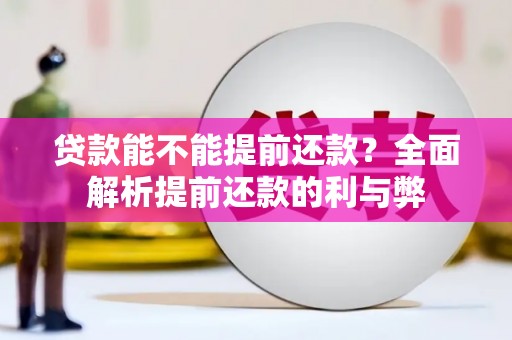 曲麻莱贷款能不能提前还款？全面解析提前还款的利与弊