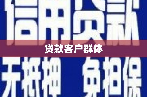 曲麻莱贷款客户群体