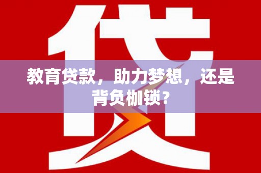 曲麻莱教育贷款，助力梦想，还是背负枷锁？
