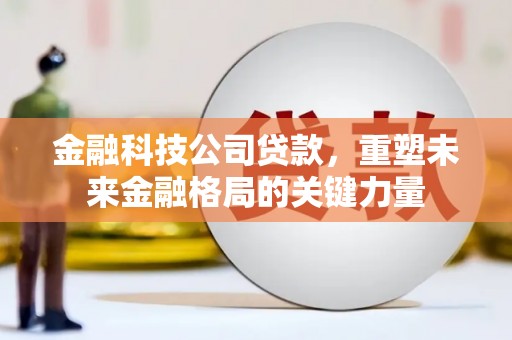 曲麻莱金融科技公司贷款，重塑未来金融格局的关键力量