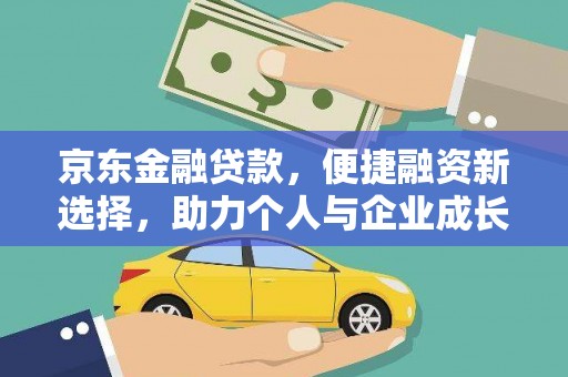 曲麻莱京东金融贷款，便捷融资新选择，助力个人与企业成长