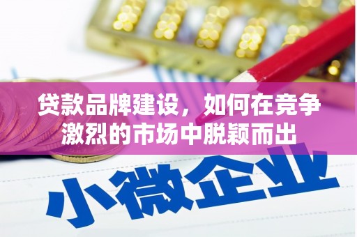 曲麻莱贷款品牌建设，如何在竞争激烈的市场中脱颖而出