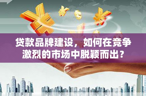 曲麻莱贷款品牌建设，如何在竞争激烈的市场中脱颖而出？