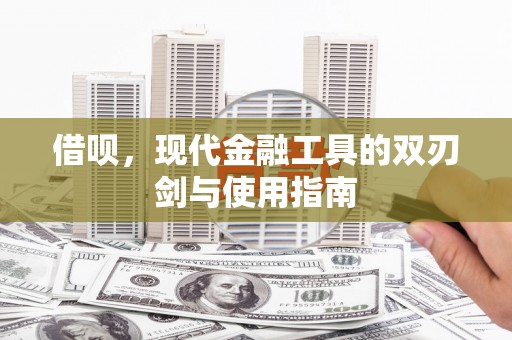 曲麻莱借呗，现代金融工具的双刃剑与使用指南