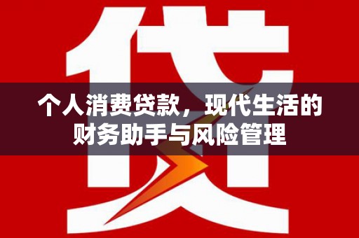 曲麻莱个人消费贷款，现代生活的财务助手与风险管理