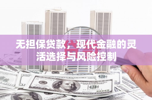 曲麻莱无担保贷款，现代金融的灵活选择与风险控制