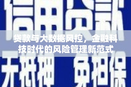 曲麻莱贷款与大数据风控，金融科技时代的风险管理新范式