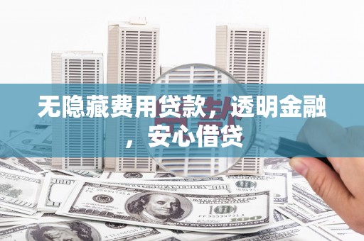 曲麻莱无隐藏费用贷款，透明金融，安心借贷