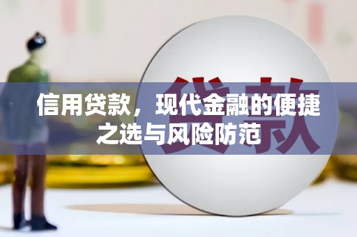 曲麻莱信用贷款，现代金融的便捷之选与风险防范