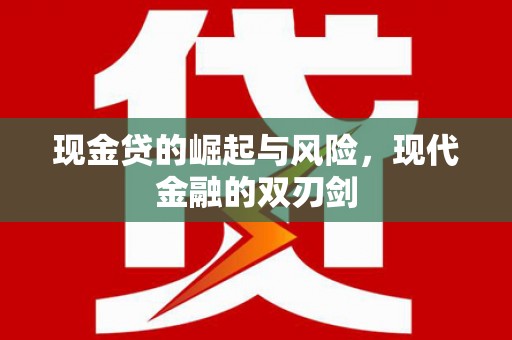 曲麻莱现金贷的崛起与风险，现代金融的双刃剑