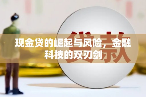 曲麻莱现金贷的崛起与风险，金融科技的双刃剑