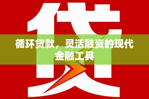 曲麻莱循环贷款，灵活融资的现代金融工具