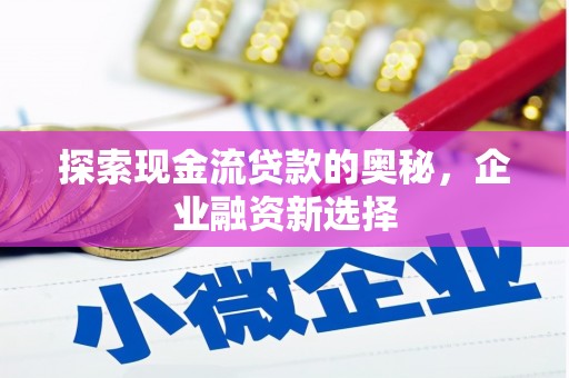 曲麻莱探索现金流贷款的奥秘，企业融资新选择