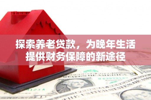 曲麻莱探索养老贷款，为晚年生活提供财务保障的新途径