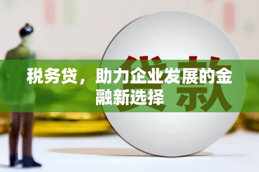 曲麻莱税务贷，助力企业发展的金融新选择