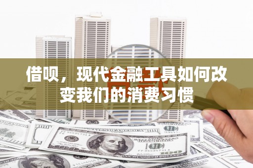 曲麻莱借呗，现代金融工具如何改变我们的消费习惯