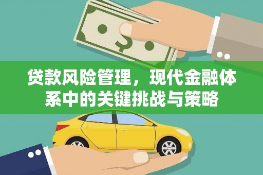 曲麻莱贷款风险管理，现代金融体系中的关键挑战与策略
