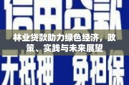 曲麻莱林业贷款助力绿色经济，政策、实践与未来展望