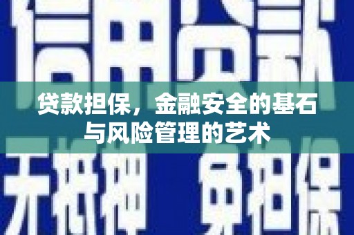 曲麻莱贷款担保，金融安全的基石与风险管理的艺术