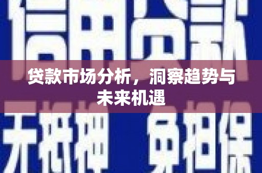 曲麻莱贷款市场分析，洞察趋势与未来机遇