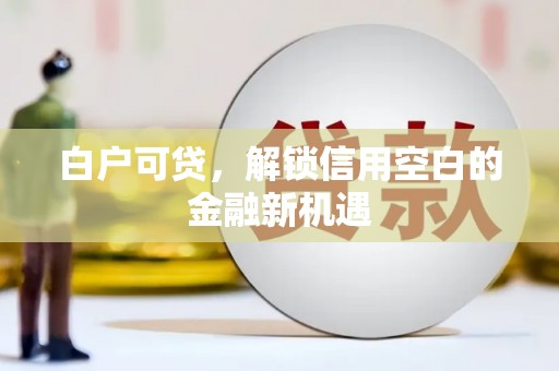 曲麻莱白户可贷，解锁信用空白的金融新机遇
