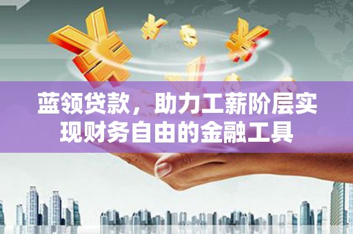 曲麻莱蓝领贷款，助力工薪阶层实现财务自由的金融工具
