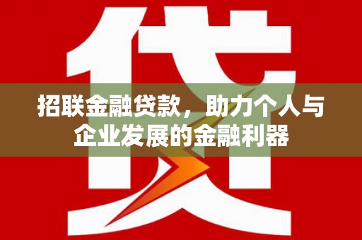 曲麻莱招联金融贷款，助力个人与企业发展的金融利器