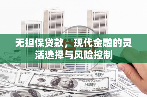曲麻莱无担保贷款，现代金融的灵活选择与风险控制