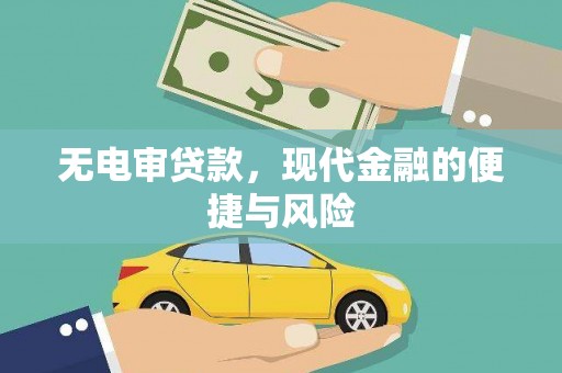 曲麻莱无电审贷款，现代金融的便捷与风险