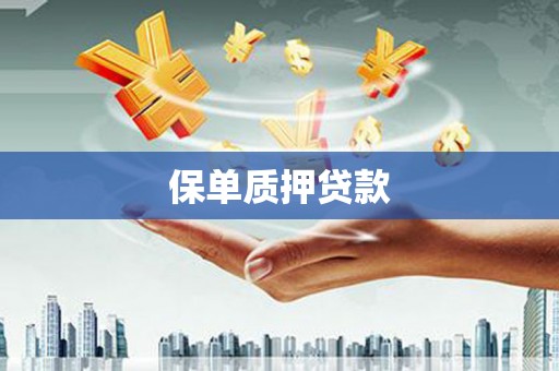 曲麻莱保单质押贷款