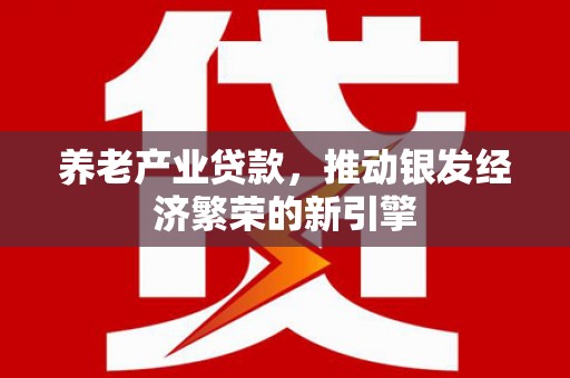 曲麻莱养老产业贷款，推动银发经济繁荣的新引擎