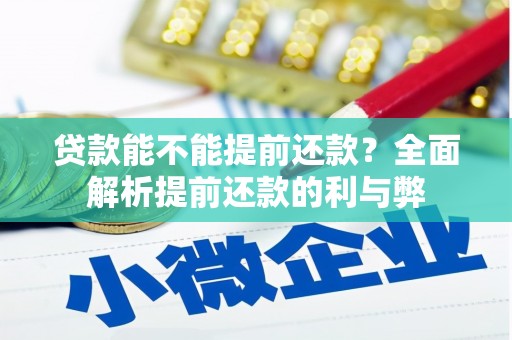 曲麻莱贷款能不能提前还款？全面解析提前还款的利与弊