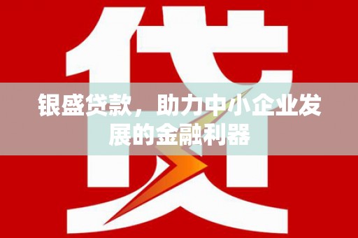 曲麻莱银盛贷款，助力中小企业发展的金融利器