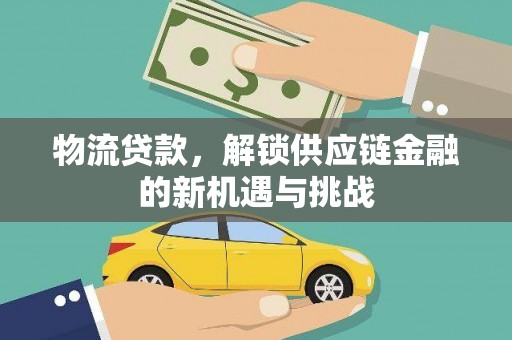 曲麻莱物流贷款，解锁供应链金融的新机遇与挑战
