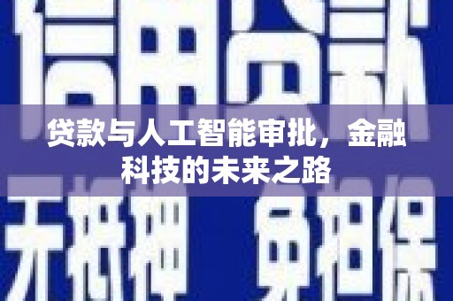 曲麻莱贷款与人工智能审批，金融科技的未来之路