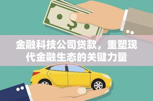 曲麻莱金融科技公司贷款，重塑现代金融生态的关键力量