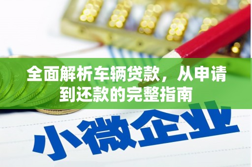 曲麻莱全面解析车辆贷款，从申请到还款的完整指南