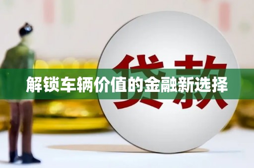 曲麻莱解锁车辆价值的金融新选择