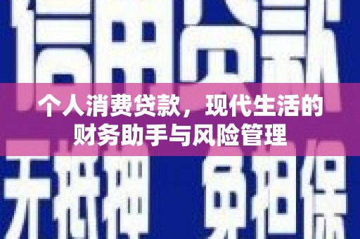曲麻莱个人消费贷款，现代生活的财务助手与风险管理