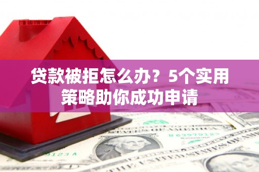 曲麻莱贷款被拒怎么办？5个实用策略助你成功申请